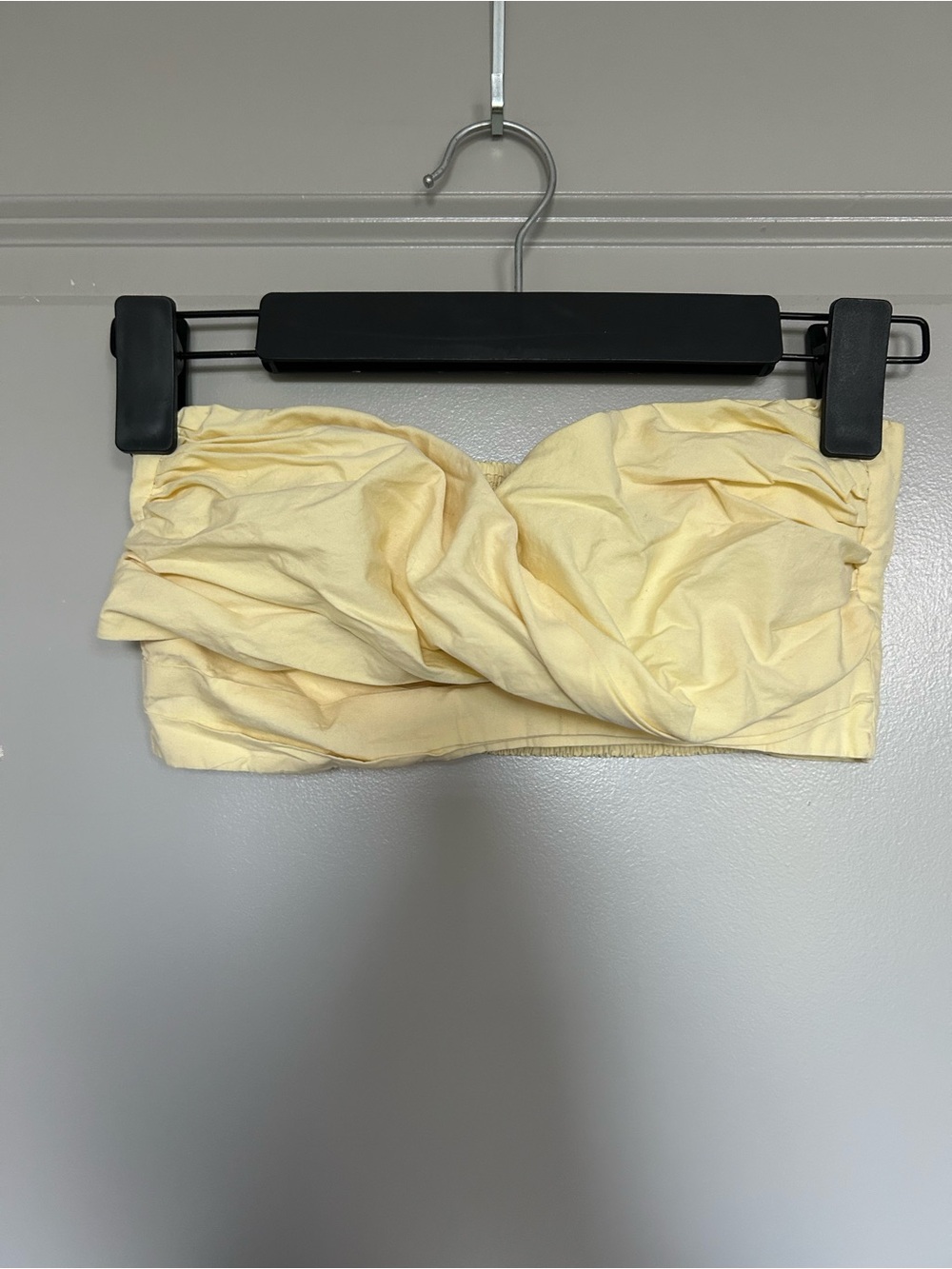 Yellow RNWY Twist-Front Bandeau Summer Top